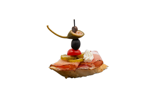 Canapé Speck, mind. 10 Stk.